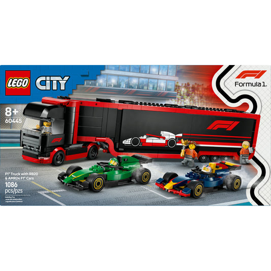60445 - F1 Truck with RB20 & AMR24 F1 Cars - ND