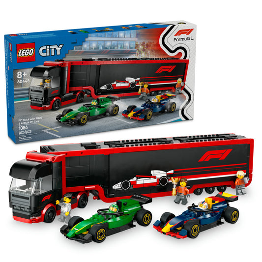 60445 - F1 Truck with RB20 & AMR24 F1 Cars - ND