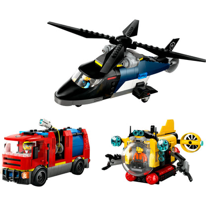 60462 - Helicopter, Fire Truck & Submarine Remix