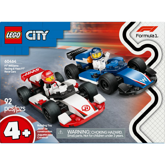 60464 - F1 Williams Racing & Haas F1 Race Cars - ND