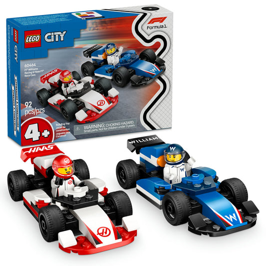 60464 - F1 Williams Racing & Haas F1 Race Cars - ND