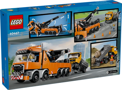 60467 - Heavy-Duty Recovery Tow Truck with Crane