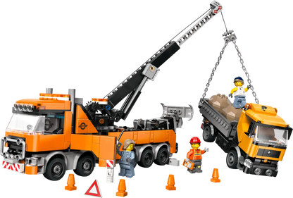 60467 - Heavy-Duty Recovery Tow Truck with Crane