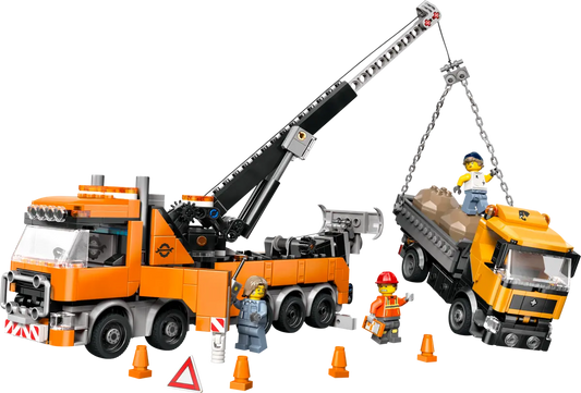 60467 - Heavy-Duty Recovery Tow Truck with Crane