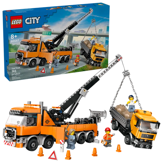 60467 - Heavy-Duty Recovery Tow Truck with Crane