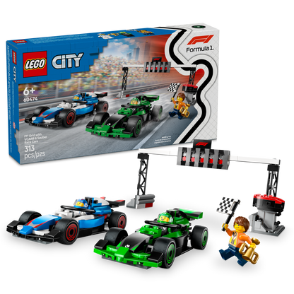60474 - F1 Grid with VCARB & Sauber Race Cars
