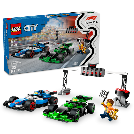 60474 - F1 Grid with VCARB & Sauber Race Cars
