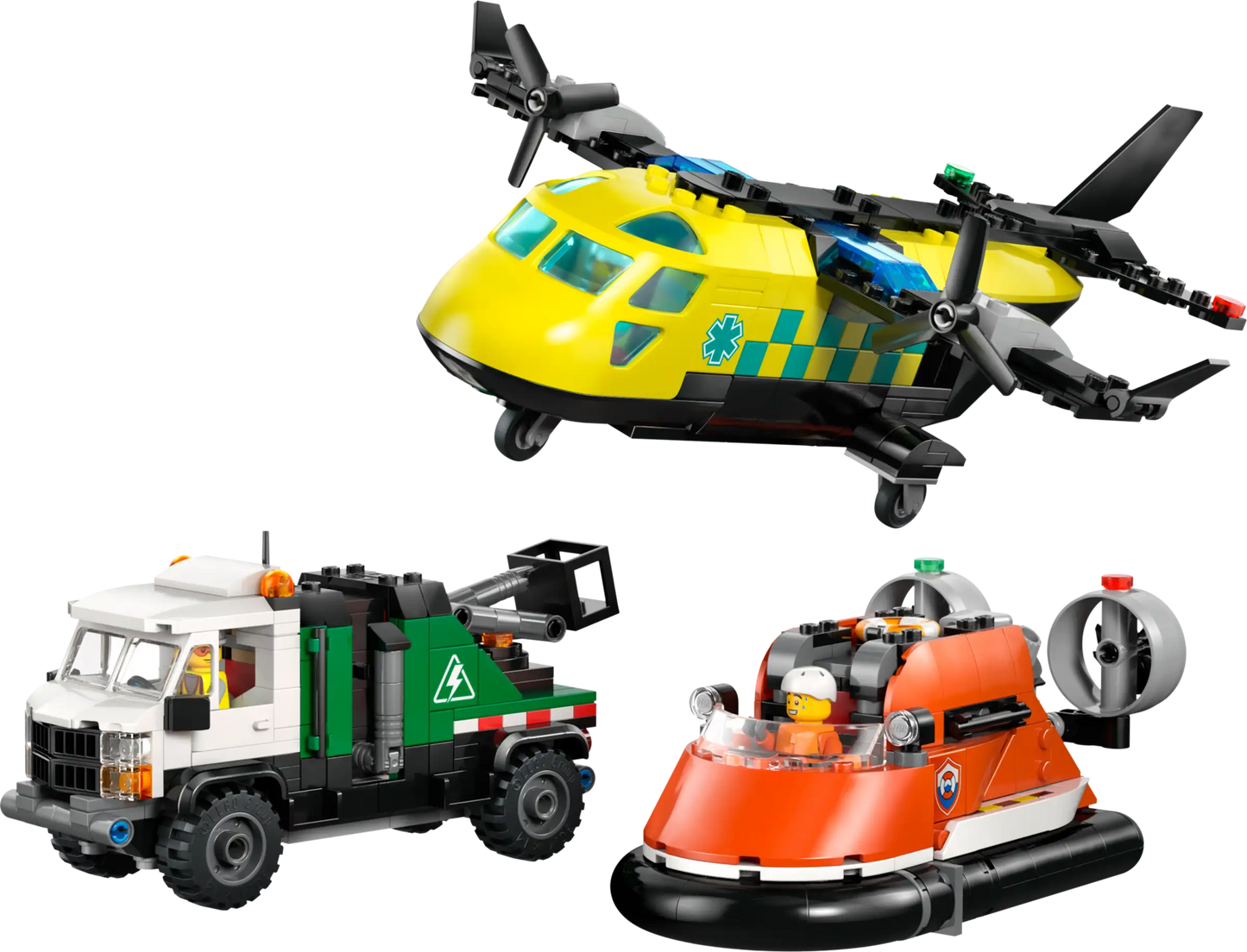 60505 - Airplane, Service Truck & Hovercraft Remix