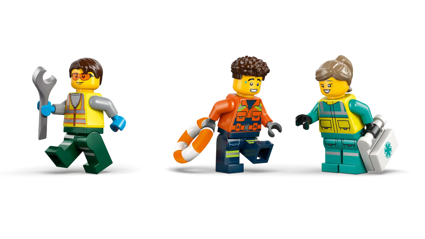 60505 - Airplane, Service Truck & Hovercraft Remix