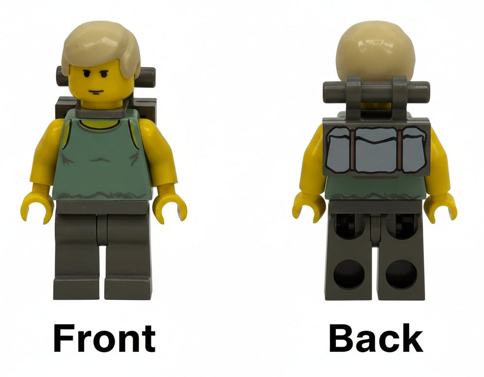 sw0106 - Luke Skywalker (Dagobah, Sand Green Tank Top, Backpack)