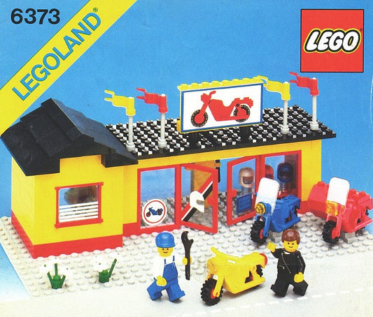 U6373 - 1984 Vintage Legoland - Motorcycle Shop