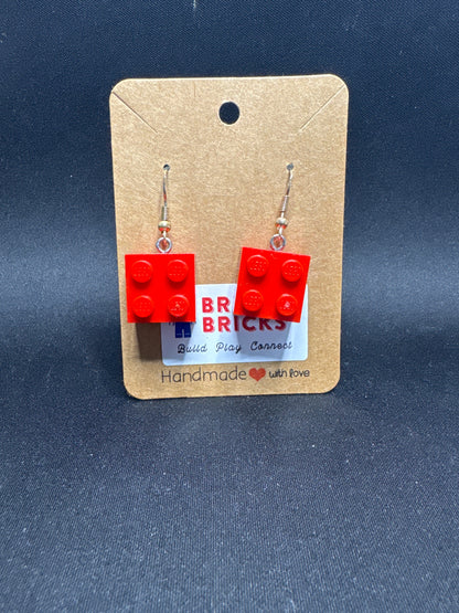 A069 - 2x2 Brick Earrings