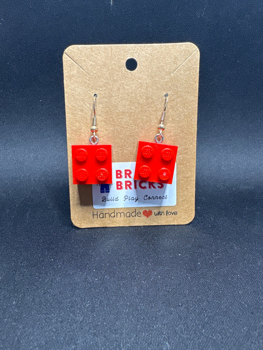 A069 - 2x2 Brick Earrings