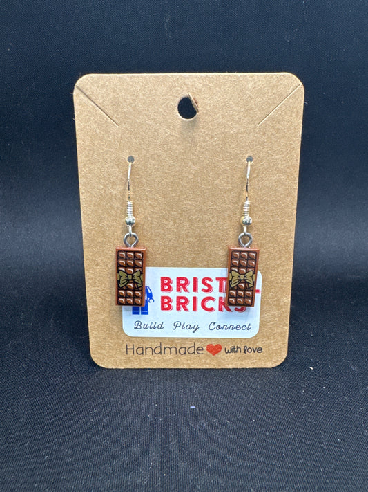 A157 - Chocolate Bar Earrings