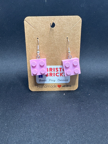 A069 - 2x2 Brick Earrings