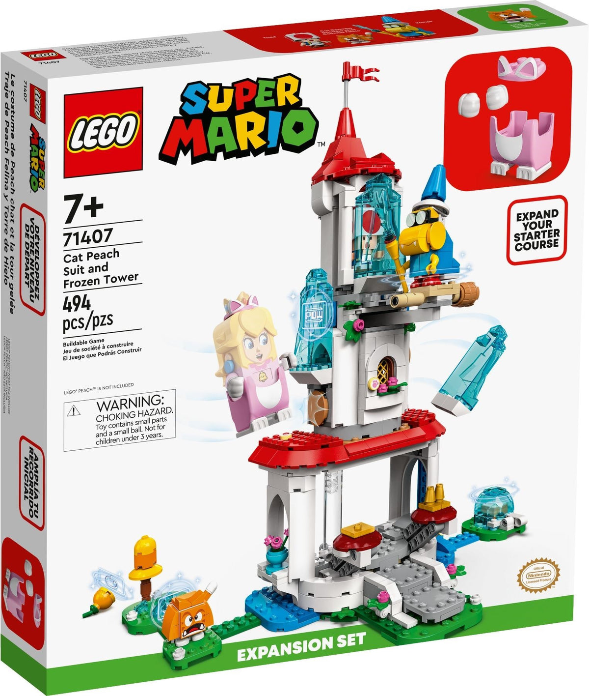 71407 - Cat Peach Suit and Frozen Tower (Retired)