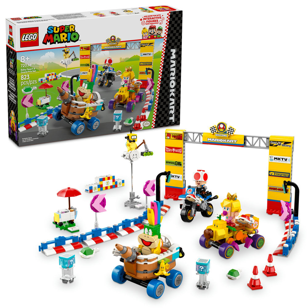 72036 - Super Mario: Mario Kart – Baby Peach & Grand Prix Set - ND