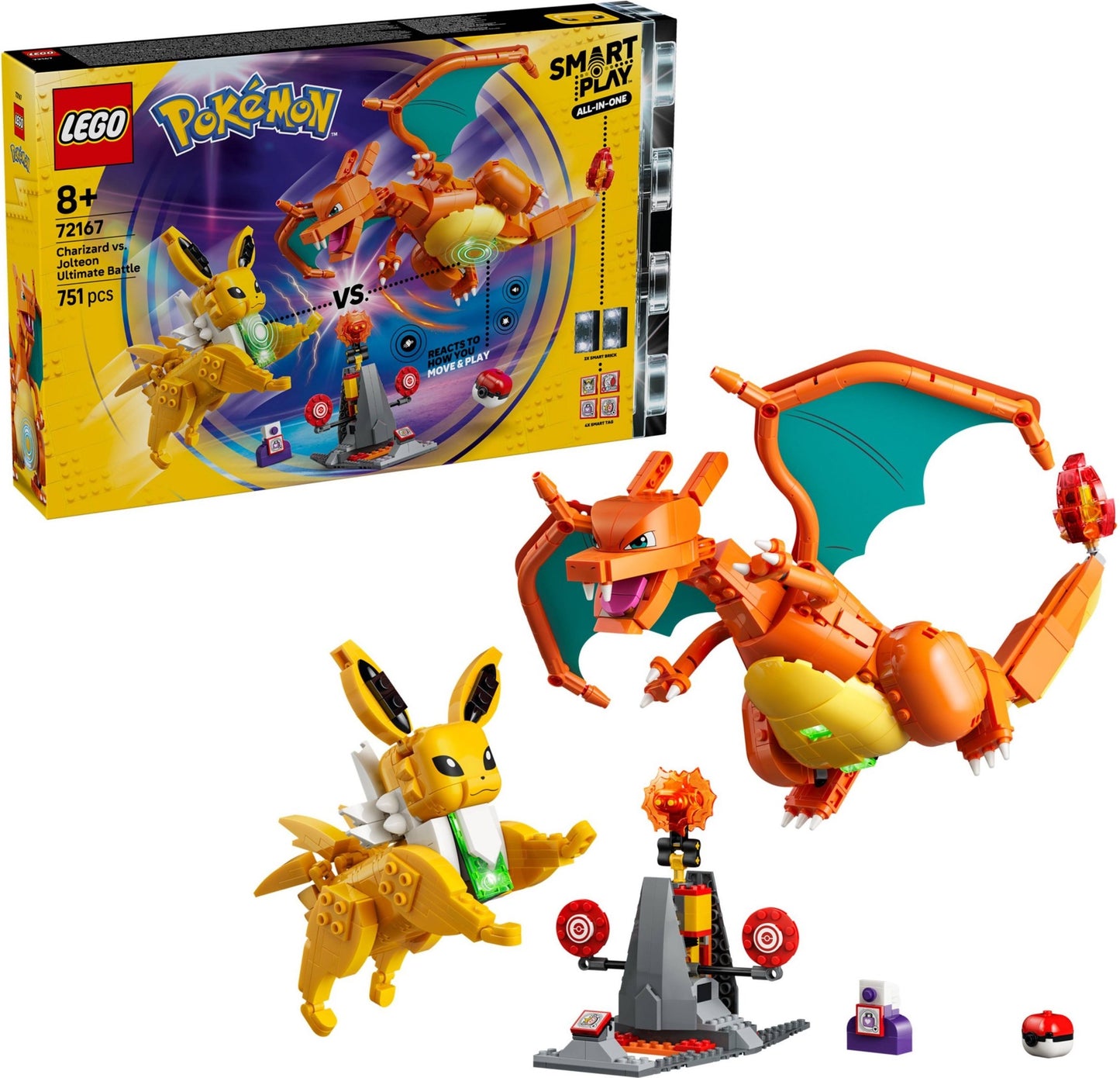 72167  - SMART Play™: Charizard vs. Jolteon Ultimate Battle