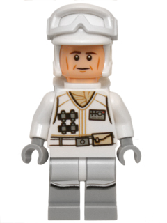 sw0678 - Hoth Rebel Trooper White Uniform (Cheek Lines)