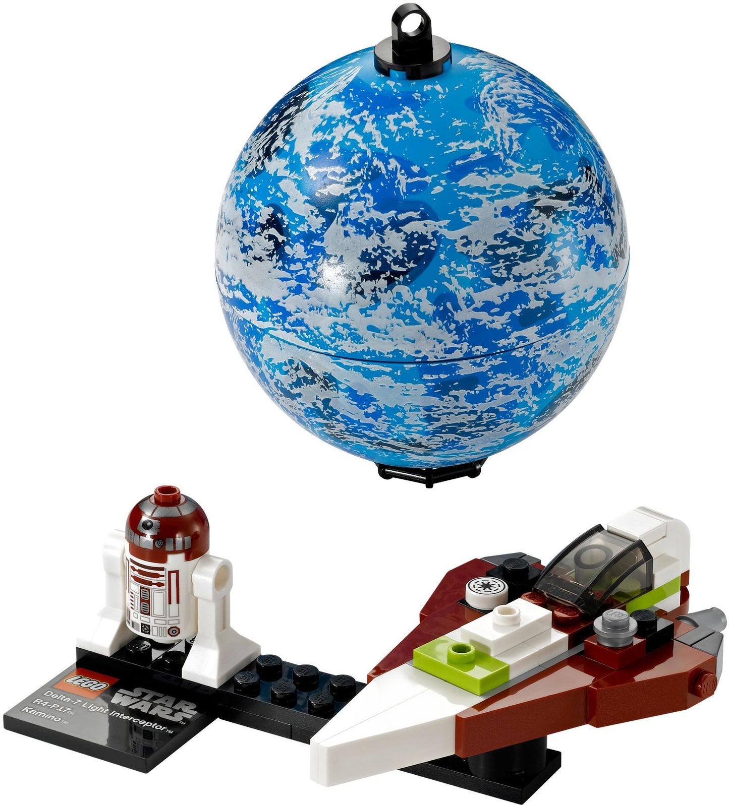 U75006 - Jedi Starfighter & Planet Kamino  (Pre-Built)