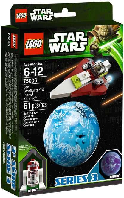 U75006 - Jedi Starfighter & Planet Kamino  (Pre-Built)