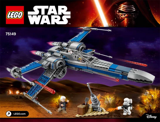 U75149 - Resistance X-Wing Fighter (Pre-Built)