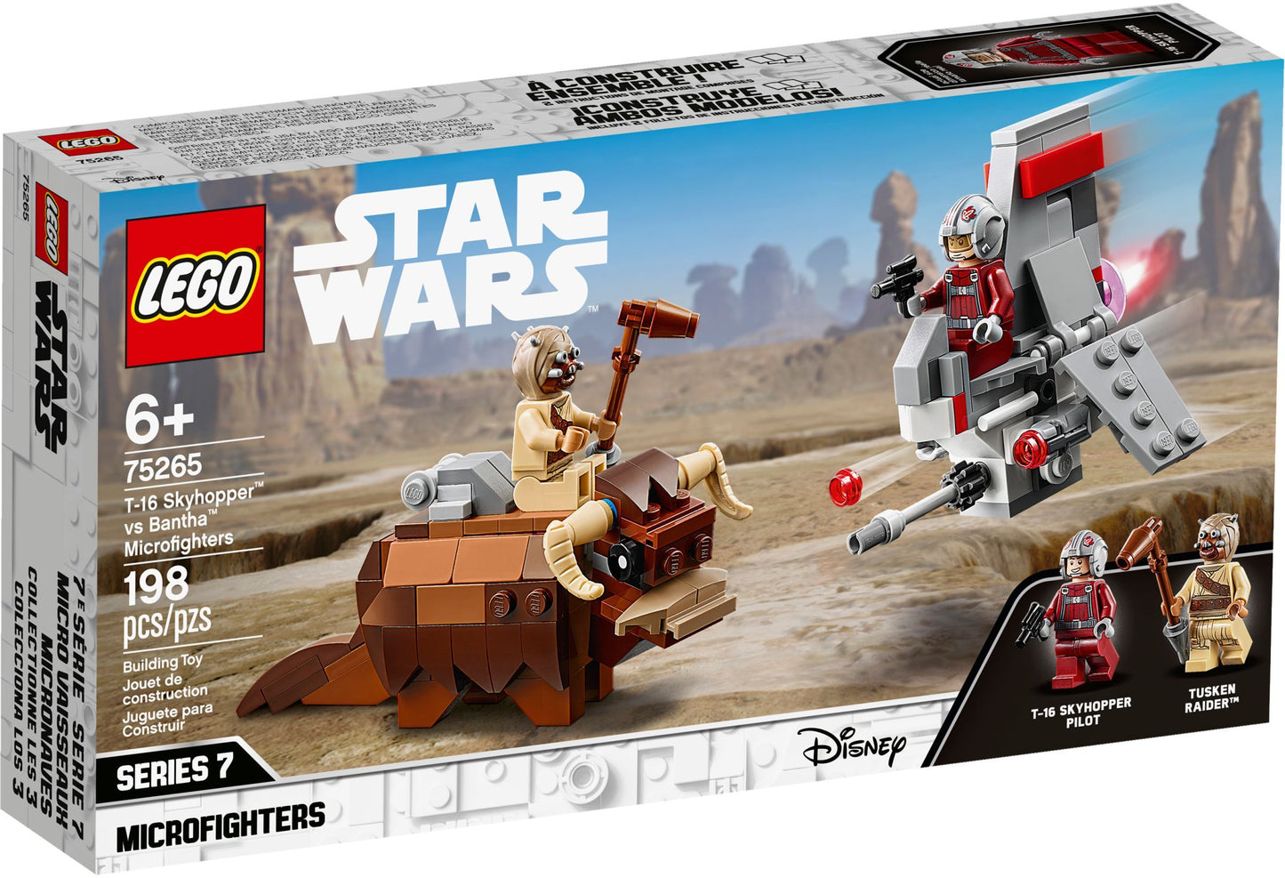 U75265 - T-16 Skyhopper vs Banths Microfighters (Pre-Built)