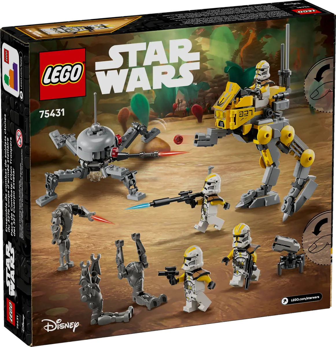 75431 - 327th Star Corps Clone Troopers Battle Pack - ND