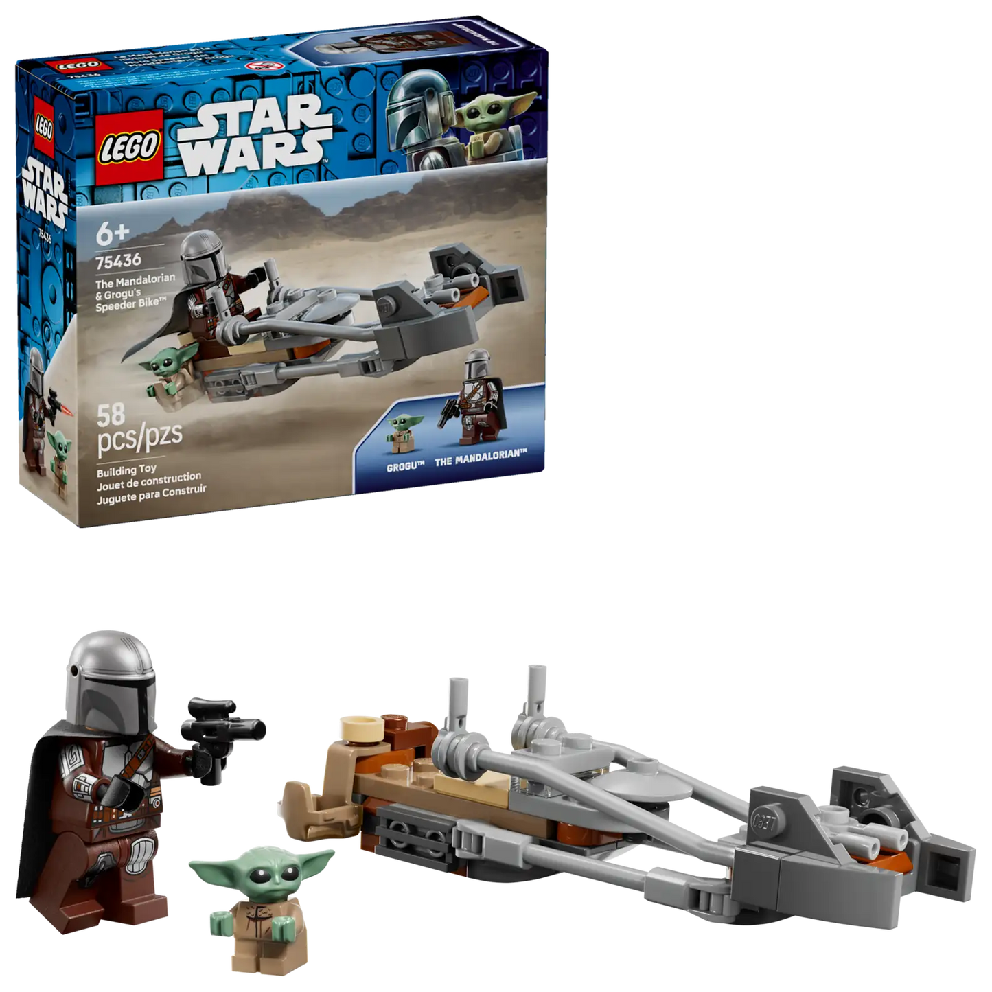 75436 - The Mandalorian & Grogu's Speeder Bike™