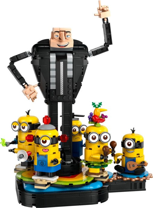 u75582 - Brick-Built Gru and Minions (Pre-Built)