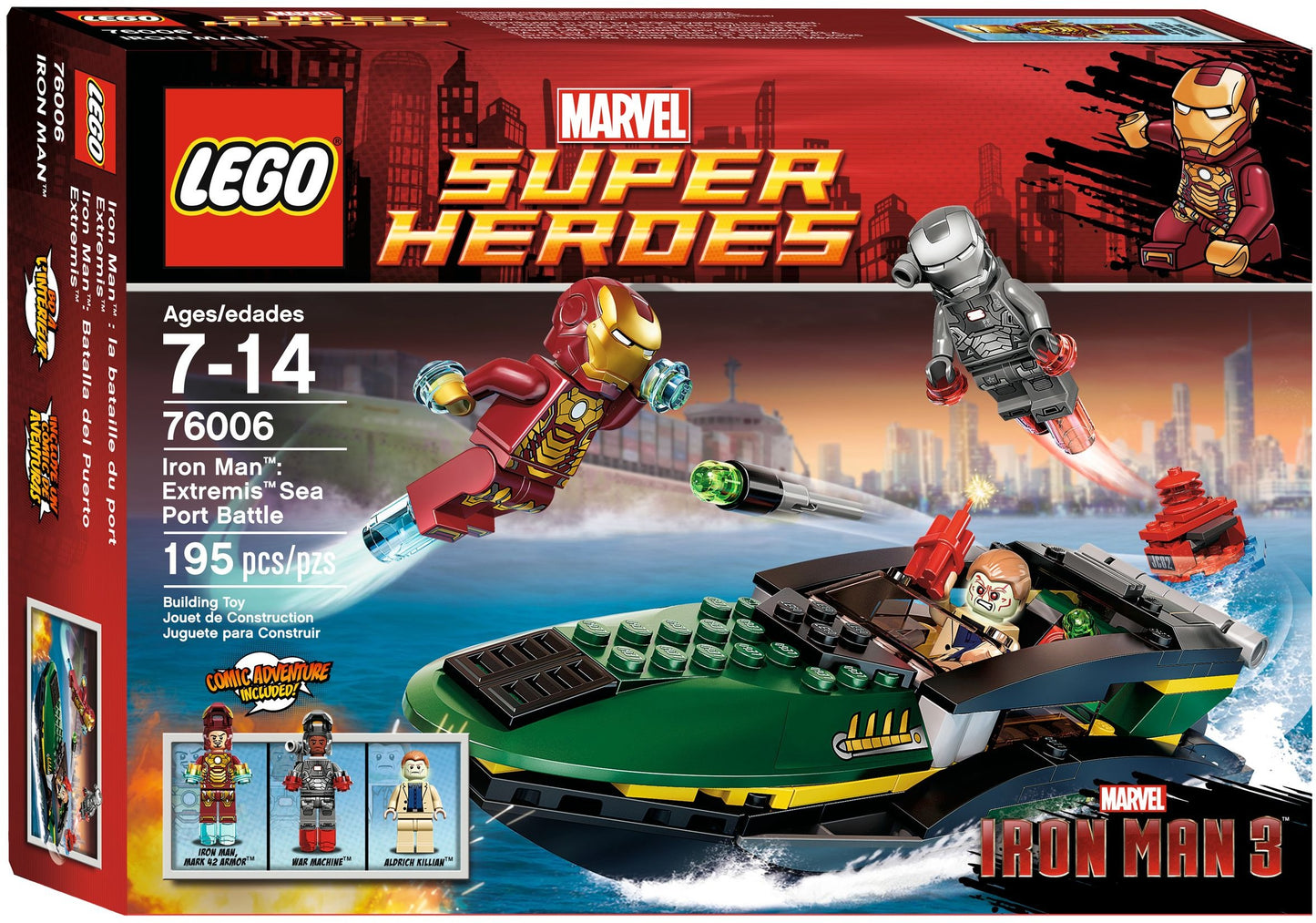 76006 - Iron Man: Extremis Sea Port Battle  (Retired)