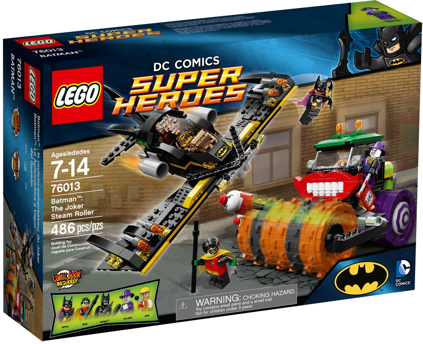 76013 - Batman: The Joker Steam Roller  (Retired)