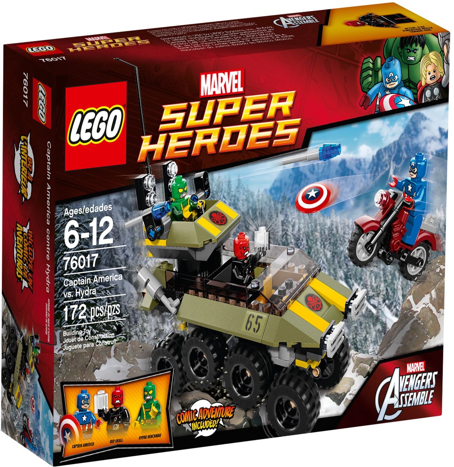 76017 - Avengers: Captain America vs. Hydra (Retired)