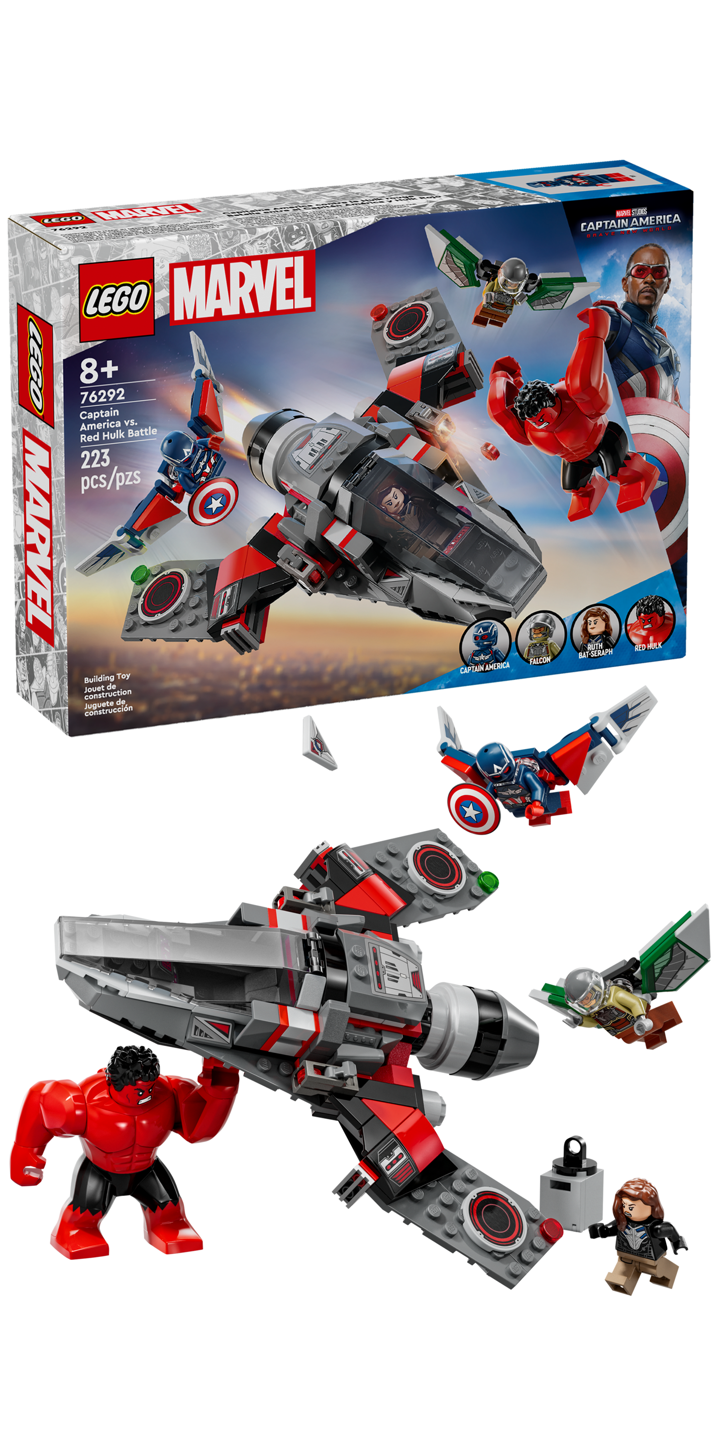 76292 - Marvel Captain America vs. Red Hulk Battle - ND