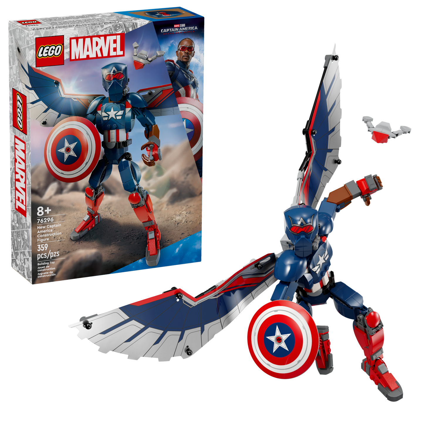 76296 - New Captain America Construction Figure - ND