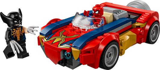 76336 - Spider-Man Car vs. Venomized Wolverine