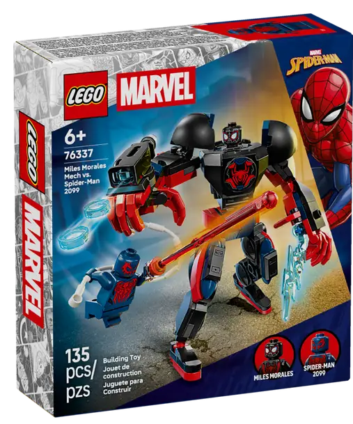 76337 - Miles Morales Mech vs. Spider-Man