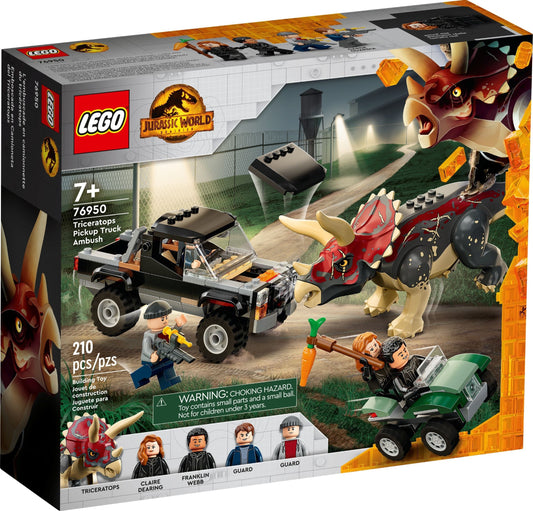 76950 - Triceratops Pickup Truck Ambush (Retired)