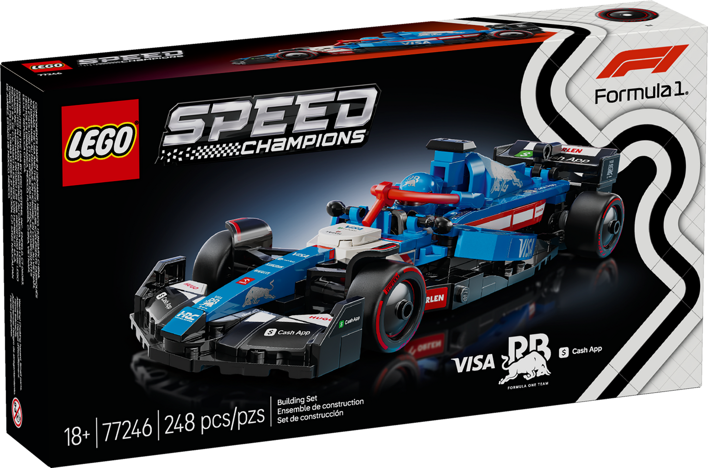77246 - Visa Cash App VCARB 01 F1 Race Car - ND