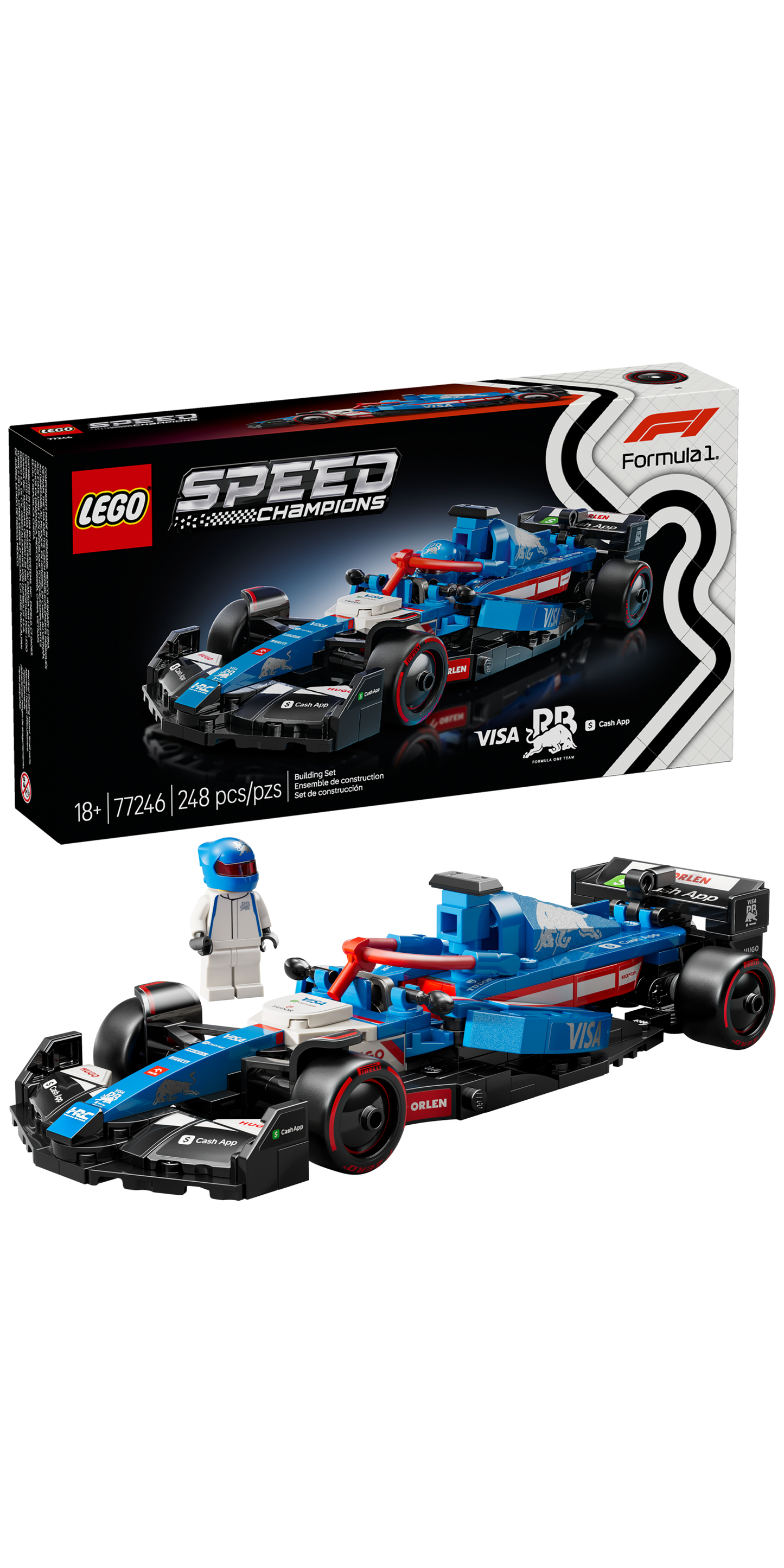 77246 - Visa Cash App VCARB 01 F1 Race Car - ND