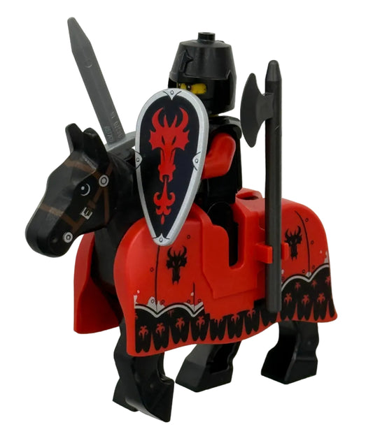 cas524set - Castle - Dragon Knight  With Horse and Barding Set
