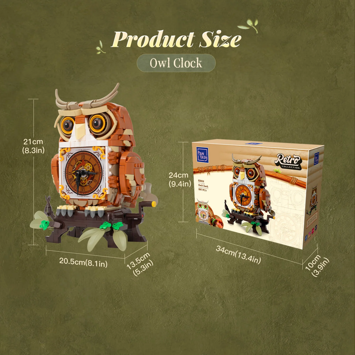 85051 - Owl Clock