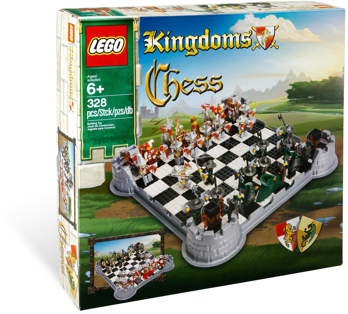 U853373 - LEGO Kingdoms Chess Set (Pre-Built)