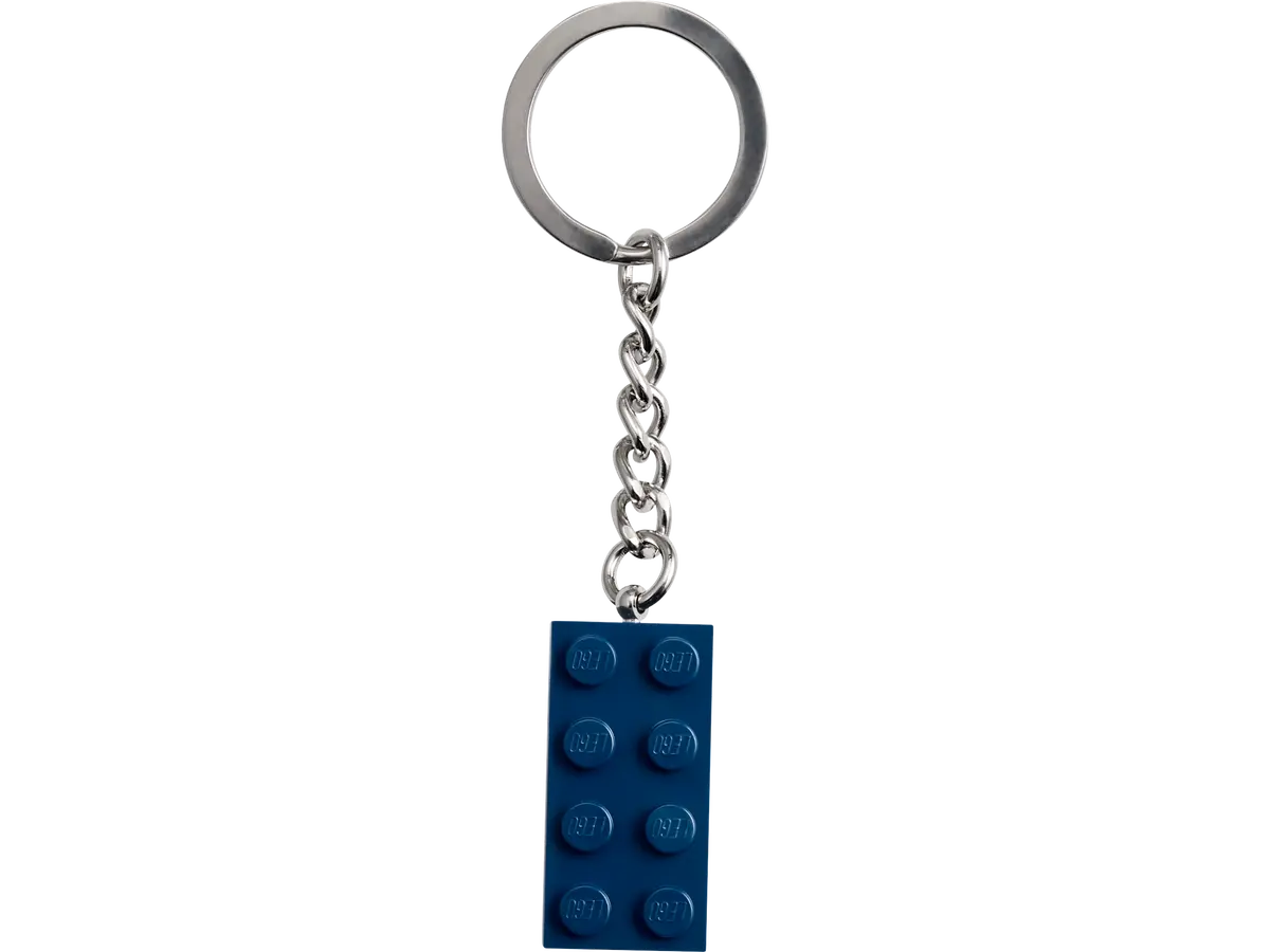 854237 - Earth Blue 2x4 Key Chain