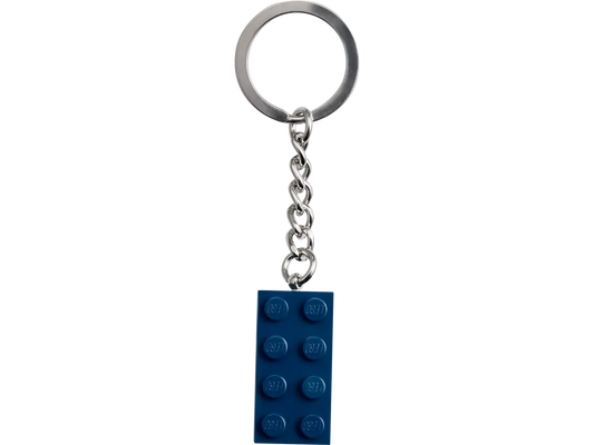 854237 - Earth Blue 2x4 Key Chain