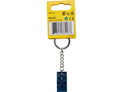 854237 - Earth Blue 2x4 Key Chain