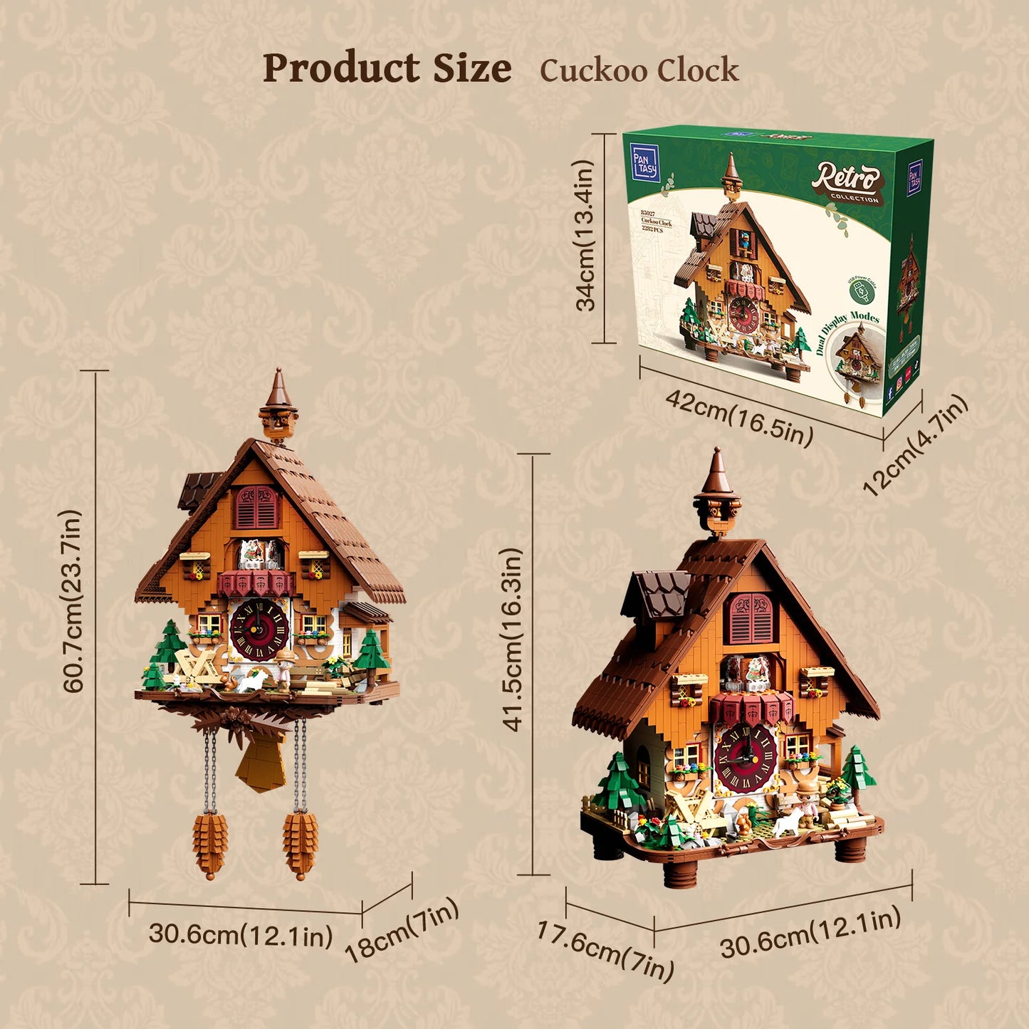85027 - Retro Cuckoo Clock