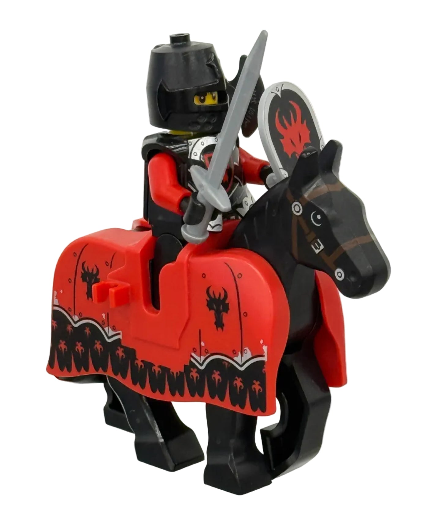 cas524set - Castle - Dragon Knight  With Horse and Barding Set