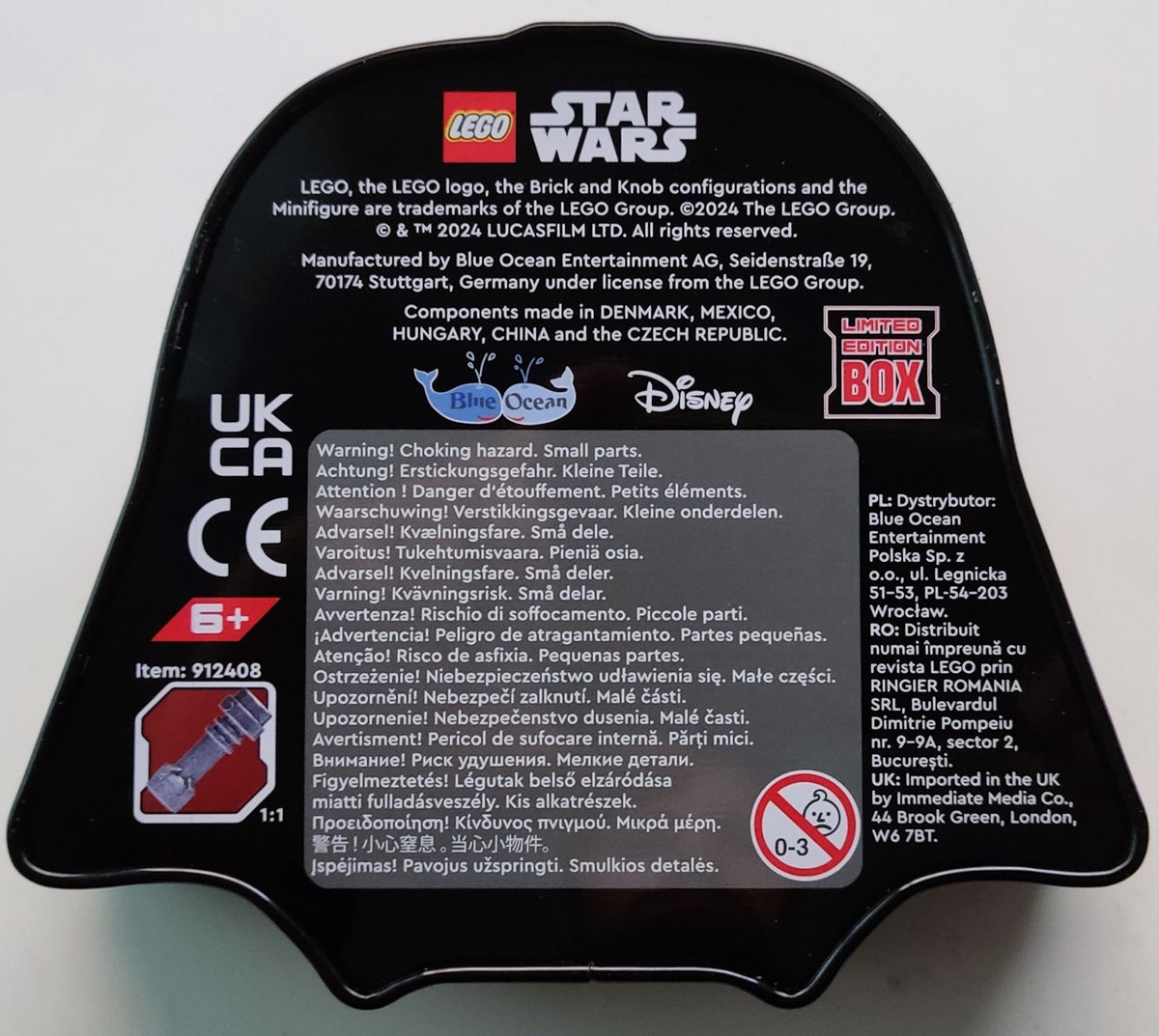 912408-2  - Darth Vader Metal Box - Helmet Shaped (Retired)