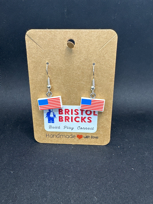 A182 - Flag Earrings